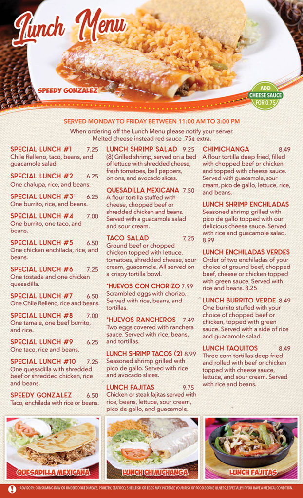 food menu pdf
