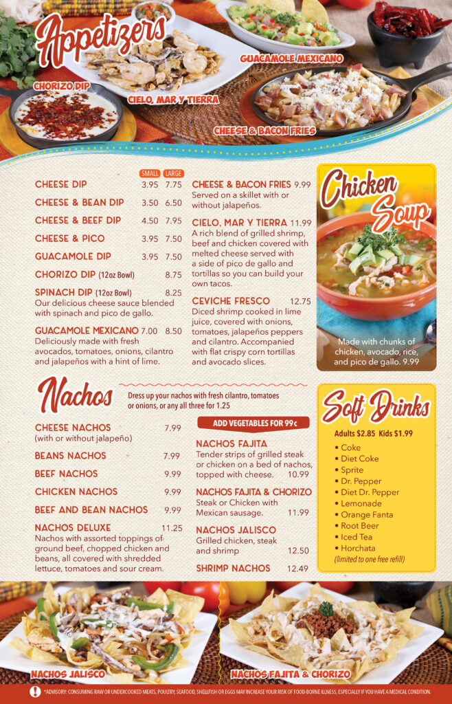 El Patio Menu – El Patio